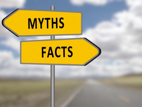 Myths or facts opposite road signs