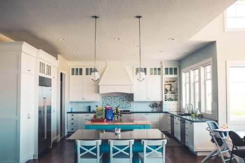 Kitchen in a new home.